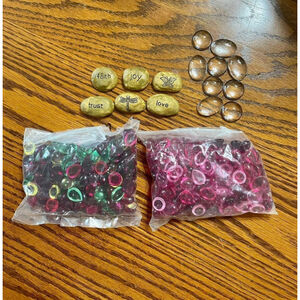 Plastic Stones For Crafts Projects Bundle